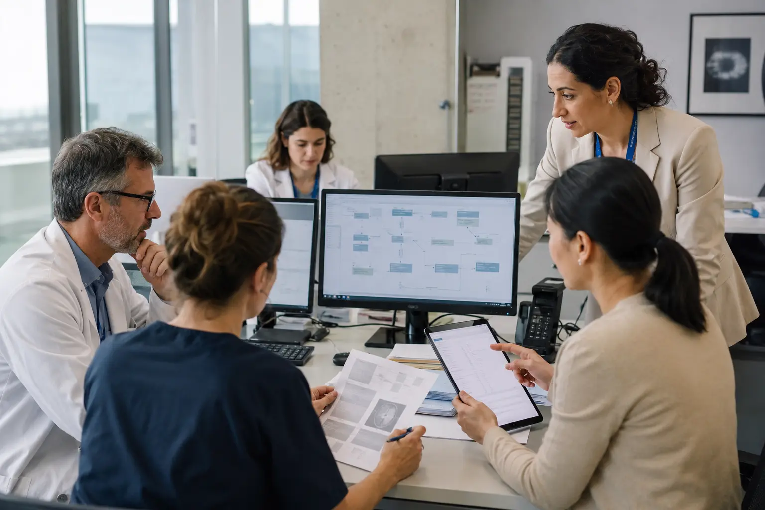 Eine internationale Patientenabteilung, die zur Klinik passt.